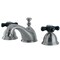 Kingston Brass KS3968PKX Duchess Widespread Bathroom Faucet W/ Brass Pop-Up, Nickel KS3968PKX - alternate 1